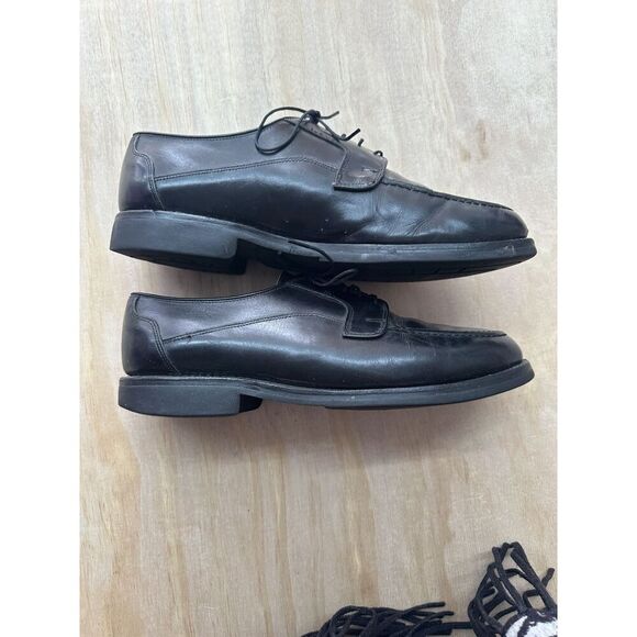 Allen Edmonds Orthotic Black Leather 10 D Oxford Lace Up - Picture 6 of 7